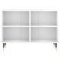 vidaXL Mobile Porta TV Bianco Lucido 69,5x30x50cm in Legno Multistrato vidaXL Mobile Porta TV Bianco Lucido 69,5x30x50cm in Legno Multistrato