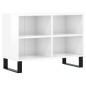 vidaXL Mobile Porta TV Bianco Lucido 69,5x30x50cm in Legno Multistrato vidaXL Mobile Porta TV Bianco Lucido 69,5x30x50cm in Legno Multistrato