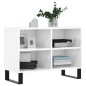 vidaXL Mobile Porta TV Bianco Lucido 69,5x30x50cm in Legno Multistrato vidaXL Mobile Porta TV Bianco Lucido 69,5x30x50cm in Legno Multistrato