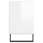 vidaXL Mobile Porta TV Bianco Lucido 69,5x30x50cm in Legno Multistrato vidaXL Mobile Porta TV Bianco Lucido 69,5x30x50cm in Legno Multistrato