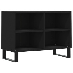 vidaXL Mobile Porta TV Nero 69,5x30x50 cm in Legno Multistrato