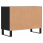 vidaXL Mobile Porta TV Nero 69,5x30x50 cm in Legno Multistrato vidaXL Mobile Porta TV Nero 69,5x30x50 cm in Legno Multistrato