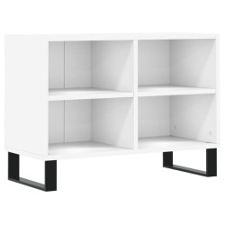 vidaXL Mobile Porta TV Bianco 69,5x30x50 cm in Legno Multistrato