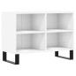 vidaXL Mobile Porta TV Bianco 69,5x30x50 cm in Legno Multistrato