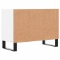 vidaXL Mobile Porta TV Bianco 69,5x30x50 cm in Legno Multistrato