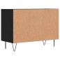 vidaXL Mobile Porta TV Nero 69,5x30x50 cm in Legno Multistrato