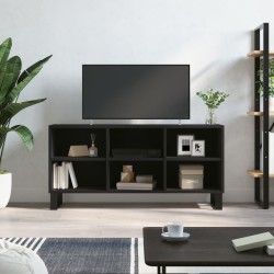 vidaXL Mobile Porta TV Nero 103,5x30x50 cm in Legno Multistrato