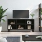 vidaXL Mobile Porta TV Nero 103,5x30x50 cm in Legno Multistrato vidaXL Mobile Porta TV Nero 103,5x30x50 cm in Legno Multistrato