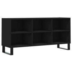 vidaXL Mobile Porta TV Nero 103,5x30x50 cm in Legno Multistrato