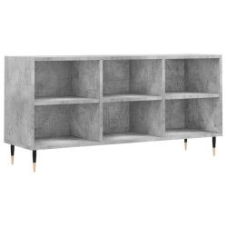 vidaXL Mobile per TV Grigio Cemento 103,5x30x50 cm Legno Multistrato