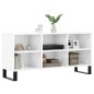 vidaXL Mobile Porta TV Bianco Lucido 103,5x30x50 cm Legno Multistrato vidaXL Mobile Porta TV Bianco Lucido 103,5x30x50 cm Legno Multistrato