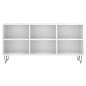 vidaXL Mobile Porta TV Bianco Lucido 103,5x30x50 cm Legno Multistrato vidaXL Mobile Porta TV Bianco Lucido 103,5x30x50 cm Legno Multistrato