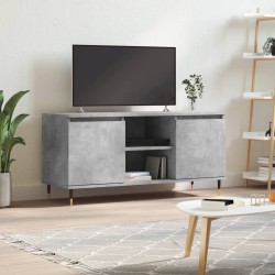 vidaXL Mobile Porta TV Grigio Cemento 104x35x50cm in Legno Multistrato