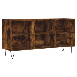 vidaXL Mobile Porta TV Rovere Fumo 103,5x30x50 cm in Legno Multistrato
