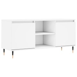 vidaXL Mobile Porta TV Bianco 104x35x50 cm in Legno Multistrato