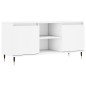 vidaXL Mobile Porta TV Bianco 104x35x50 cm in Legno Multistrato vidaXL Mobile Porta TV Bianco 104x35x50 cm in Legno Multistrato