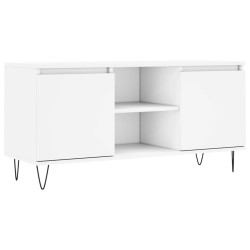 vidaXL Mobile Porta TV Bianco 104x35x50 cm in Legno Multistrato