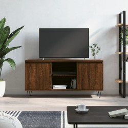 vidaXL Mobile TV Rovere Marrone 104x35x50 cm in Legno Multistrato