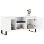 vidaXL Mobile Porta TV Bianco 104x35x50 cm in Legno Multistrato vidaXL Mobile Porta TV Bianco 104x35x50 cm in Legno Multistrato