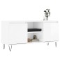 vidaXL Mobile Porta TV Bianco Lucido 104x35x50 cm in Legno Multistrato vidaXL Mobile Porta TV Bianco Lucido 104x35x50 cm in Legno Multistrato