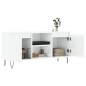 vidaXL Mobile Porta TV Bianco Lucido 104x35x50 cm in Legno Multistrato vidaXL Mobile Porta TV Bianco Lucido 104x35x50 cm in Legno Multistrato