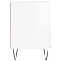 vidaXL Mobile Porta TV Bianco Lucido 104x35x50 cm in Legno Multistrato vidaXL Mobile Porta TV Bianco Lucido 104x35x50 cm in Legno Multistrato