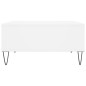 vidaXL Tavolino da Salotto Bianco 60x60x30 cm in Legno Multistrato