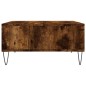 vidaXL Tavolino da Salotto Rovere Fumo 60x60x30cm in Legno Multistrato