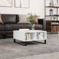 vidaXL Tavolino da Salotto Bianco 60x60x30 cm in Legno Multistrato
