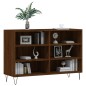 vidaXL Credenza Rovere Marrone 103,5x35x70 cm in Legno Multistrato vidaXL Credenza Rovere Marrone 103,5x35x70 cm in Legno Multistrato