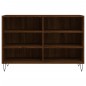 vidaXL Credenza Rovere Marrone 103,5x35x70 cm in Legno Multistrato vidaXL Credenza Rovere Marrone 103,5x35x70 cm in Legno Multistrato