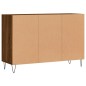 vidaXL Credenza Rovere Marrone 103,5x35x70 cm in Legno Multistrato vidaXL Credenza Rovere Marrone 103,5x35x70 cm in Legno Multistrato