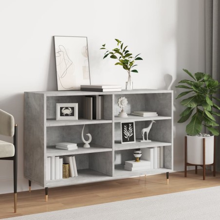 vidaXL Credenza Grigio Cemento 103,5x35x70 cm in Legno Multistrato