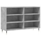 vidaXL Credenza Grigio Cemento 103,5x35x70 cm in Legno Multistrato vidaXL Credenza Grigio Cemento 103,5x35x70 cm in Legno Multistrato