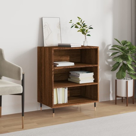 vidaXL Credenza Rovere Marrone 57x35x70 cm in Legno Multistrato