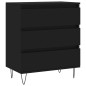 vidaXL Credenza Nero 60x35x70 cm in Legno Multistrato vidaXL Credenza Nero 60x35x70 cm in Legno Multistrato