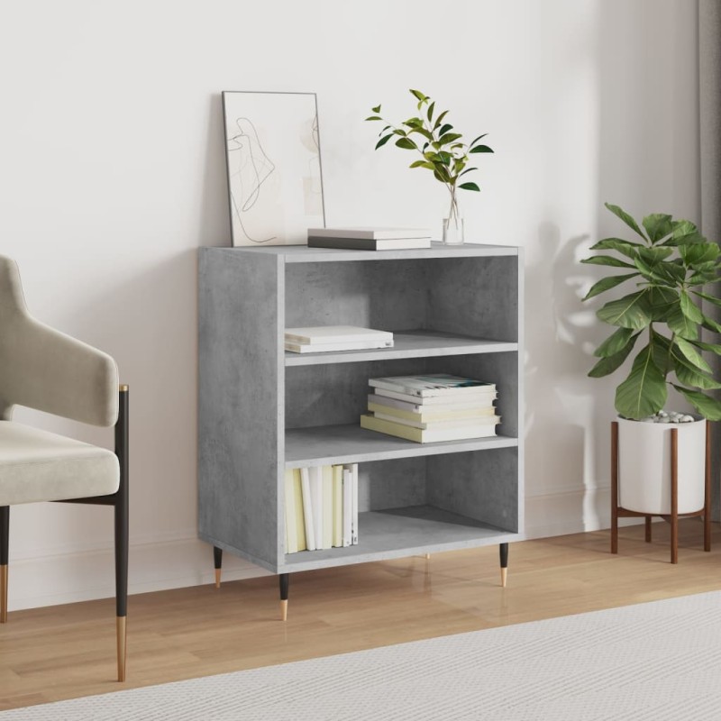 vidaXL Credenza Grigio Cemento 57x35x70 cm in Legno Multistrato vidaXL Credenza Grigio Cemento 57x35x70 cm in Legno Multistrato