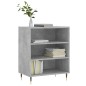 vidaXL Credenza Grigio Cemento 57x35x70 cm in Legno Multistrato vidaXL Credenza Grigio Cemento 57x35x70 cm in Legno Multistrato
