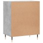 vidaXL Credenza Grigio Cemento 57x35x70 cm in Legno Multistrato vidaXL Credenza Grigio Cemento 57x35x70 cm in Legno Multistrato