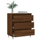 vidaXL Credenza Rovere Marrone 60x35x70 cm in Legno Multistrato vidaXL Credenza Rovere Marrone 60x35x70 cm in Legno Multistrato