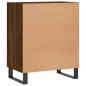 vidaXL Credenza Rovere Marrone 57x35x70 cm in Legno Multistrato vidaXL Credenza Rovere Marrone 57x35x70 cm in Legno Multistrato