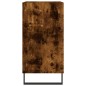 vidaXL Credenza Rovere Fumo 57x35x70 cm in Legno Multistrato vidaXL Credenza Rovere Fumo 57x35x70 cm in Legno Multistrato