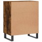 vidaXL Credenza Rovere Fumo 57x35x70 cm in Legno Multistrato vidaXL Credenza Rovere Fumo 57x35x70 cm in Legno Multistrato