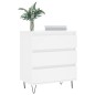 vidaXL Credenza Bianca 60x35x70 cm in Legno Multistrato vidaXL Credenza Bianca 60x35x70 cm in Legno Multistrato