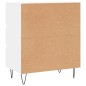 vidaXL Credenza Bianca 60x35x70 cm in Legno Multistrato vidaXL Credenza Bianca 60x35x70 cm in Legno Multistrato