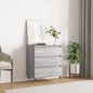 vidaXL Credenza Grigio Sonoma 60x35x70 cm in Legno Multistrato vidaXL Credenza Grigio Sonoma 60x35x70 cm in Legno Multistrato