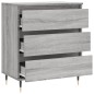 vidaXL Credenza Grigio Sonoma 60x35x70 cm in Legno Multistrato vidaXL Credenza Grigio Sonoma 60x35x70 cm in Legno Multistrato
