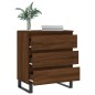vidaXL Credenza Rovere Marrone 60x35x70 cm in Legno Multistrato