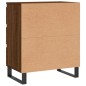 vidaXL Credenza Rovere Marrone 60x35x70 cm in Legno Multistrato