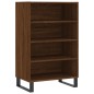 vidaXL Credenza Rovere Marrone 57x35x90 cm in Legno Multistrato vidaXL Credenza Rovere Marrone 57x35x90 cm in Legno Multistrato